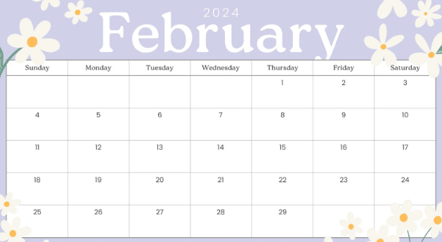 Free Printable:Mtsovm1t69o= February Calendar Printable